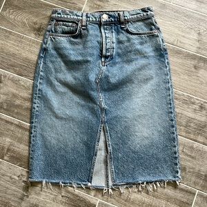 rag & bone Jean Skirt 29